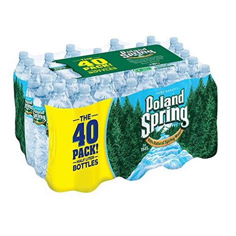 poland spring bottled water 40 count